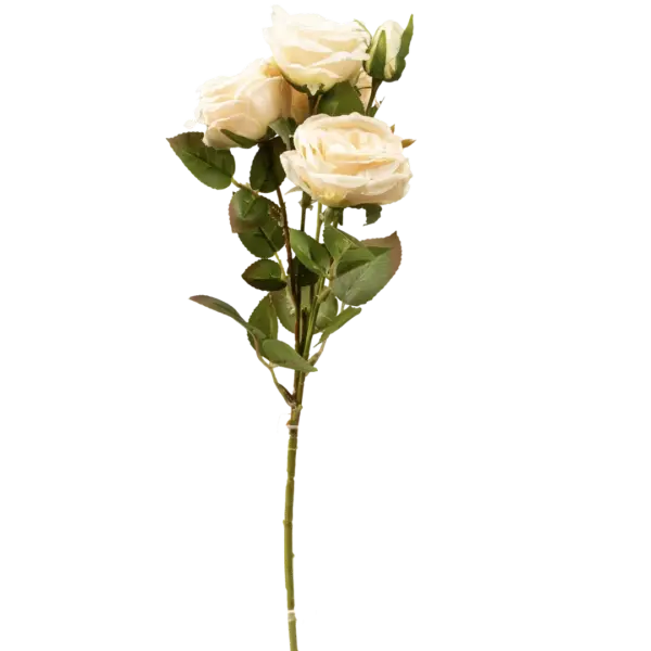 Artificial Garden Rose — Porcelain White | Vyne Boutique