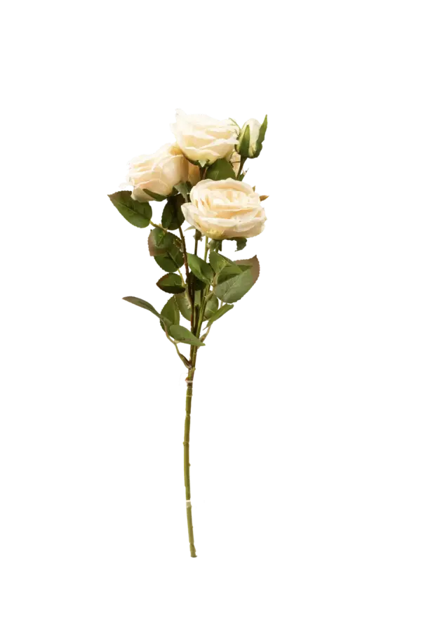 Artificial Garden Rose — Porcelain White | Vyne Boutique