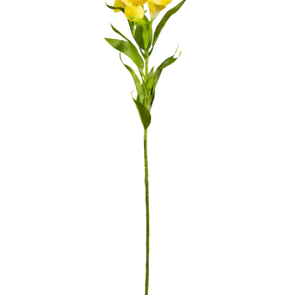 Artificial Alstroemeria Flower — Buttercream Yellow | Vyne