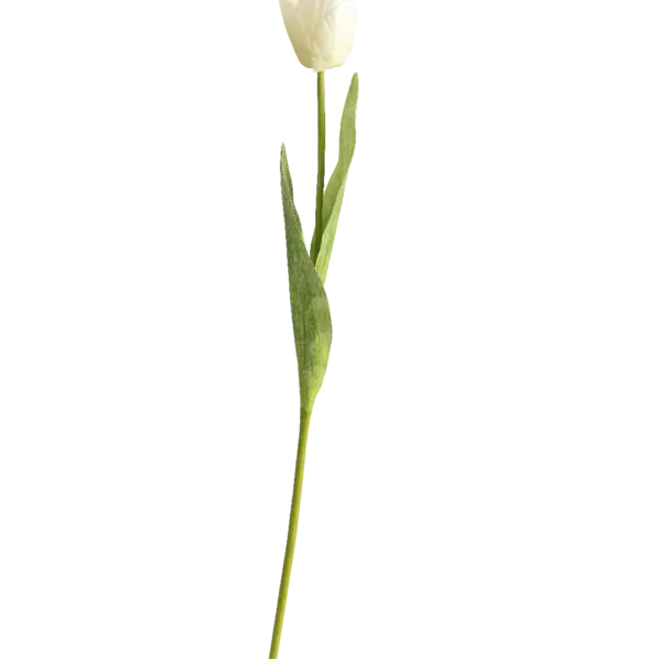 Artificial Tulip Flower — Ivory White | Vyne Boutique