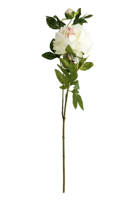 Artificial Peony Flower — Blush Snow White | Vyne Boutique