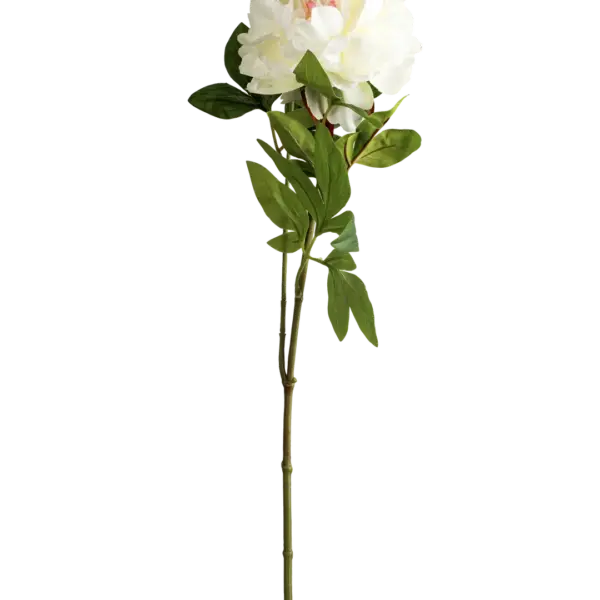 Artificial Peony Flower — Blush Snow White | Vyne Boutique