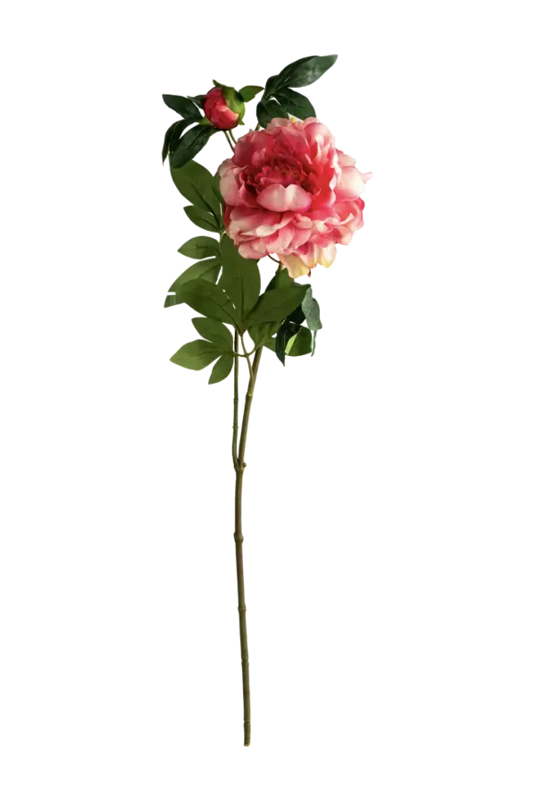 Artificial Peony Flower — Coral Blush | Vyne Boutique