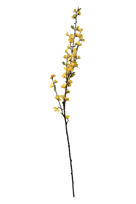 Artificial Cherry Blossom Branch — Butter Yellow | Vyne