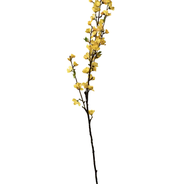 Artificial Cherry Blossom Branch — Butter Yellow | Vyne