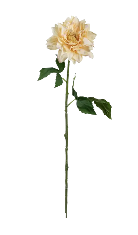 Artificial Chrysanthemum Flower — Soft Butter Yellow | Vyne