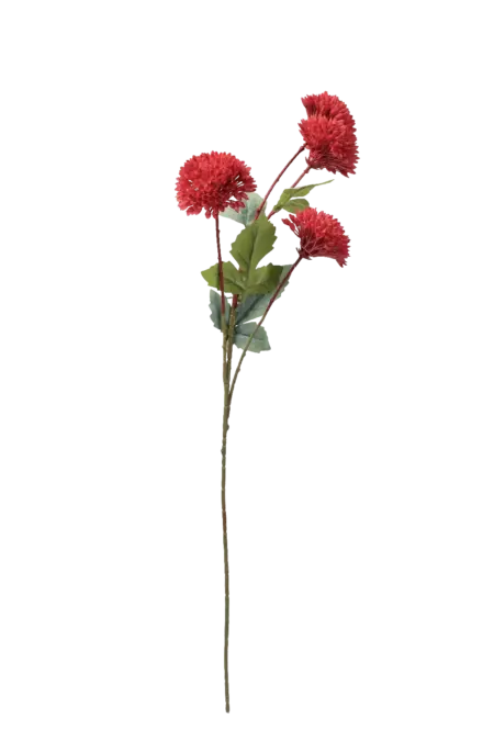 Artificial Red Allium — Crimson Bloom | Vyne Boutique