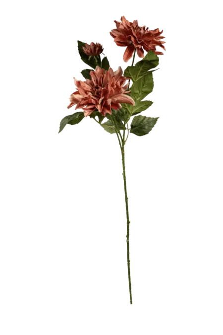 Artificial Dahlia Flower — Coral | Vyne Boutique