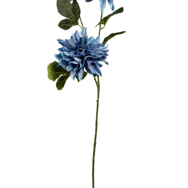 Artificial Dahlia Flower — Sapphire Blue | Vyne Boutique
