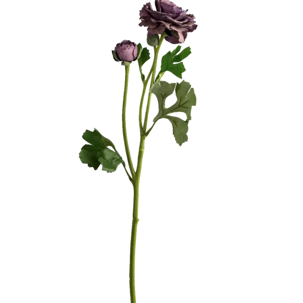 Artificial Ranunculus Spray — Dusty Violet | Vyne Boutique