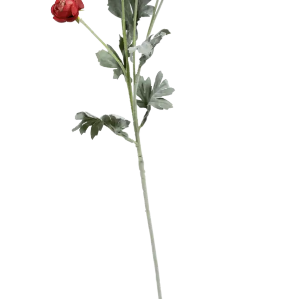 Artificial Ranunculus Flower — Crimson Rose | Vyne Boutique