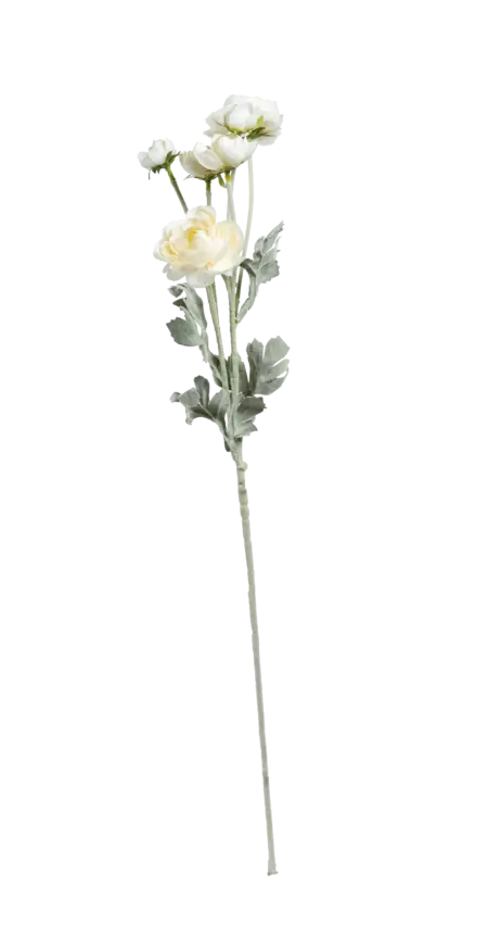 Artificial Ranunculus Flower — Porcelain White | Vyne Boutique