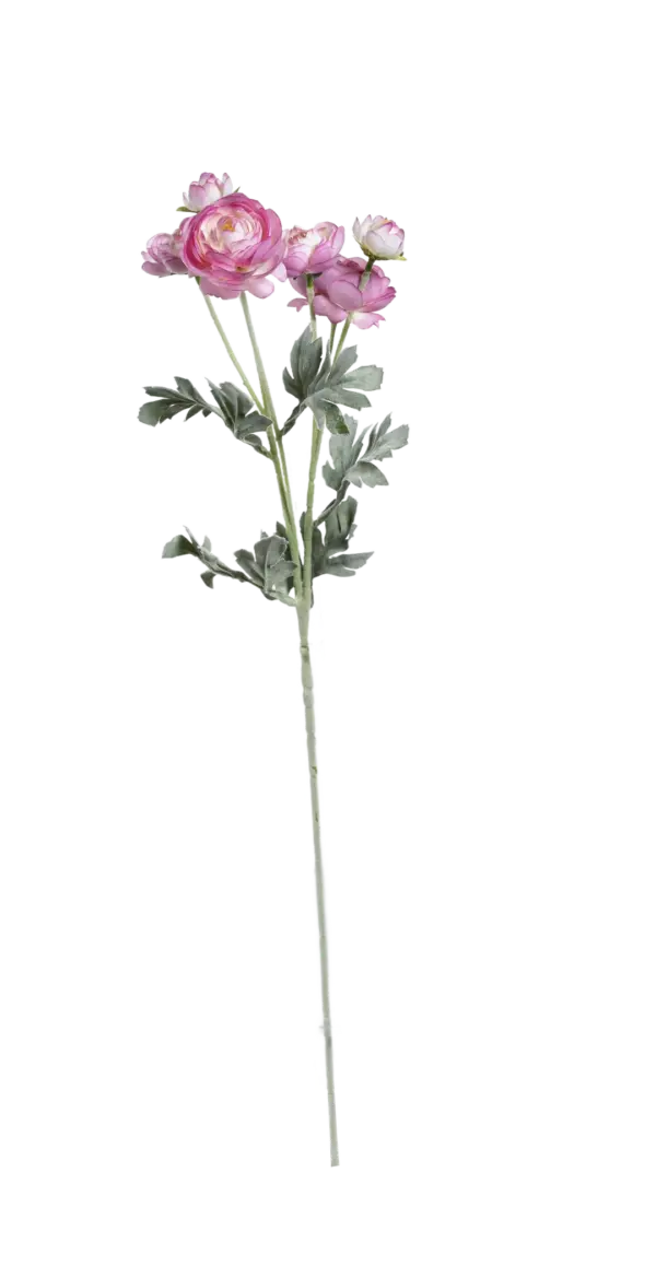 Artificial Ranunculus Flower — Rose Pink | Vyne Boutique