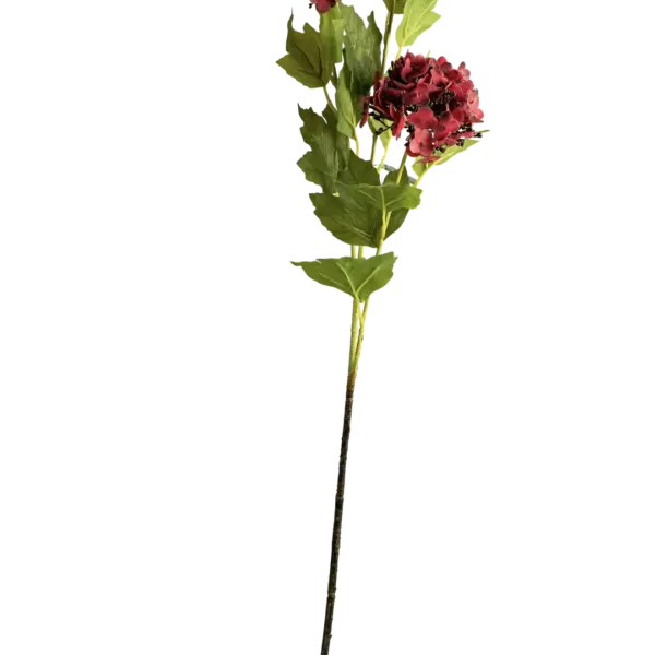 Artificial Hydrangea Flower — Crimson Velvet | Vyne Boutique