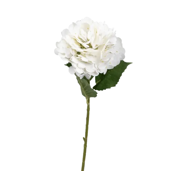 Artificial Hydrangea Flower — Snow Veil White | Vyne