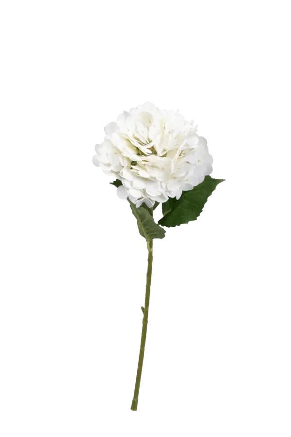 Artificial Hydrangea Flower — Snow Veil White | Vyne