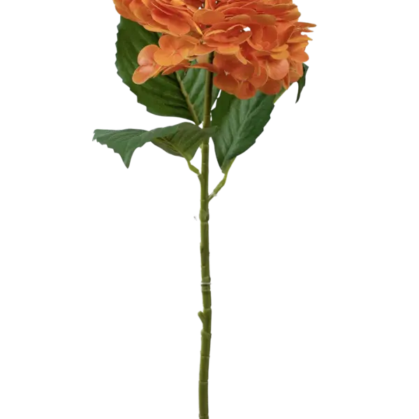 Artificial Hydrangea Flower — Sunset Orange | Vyne Boutique