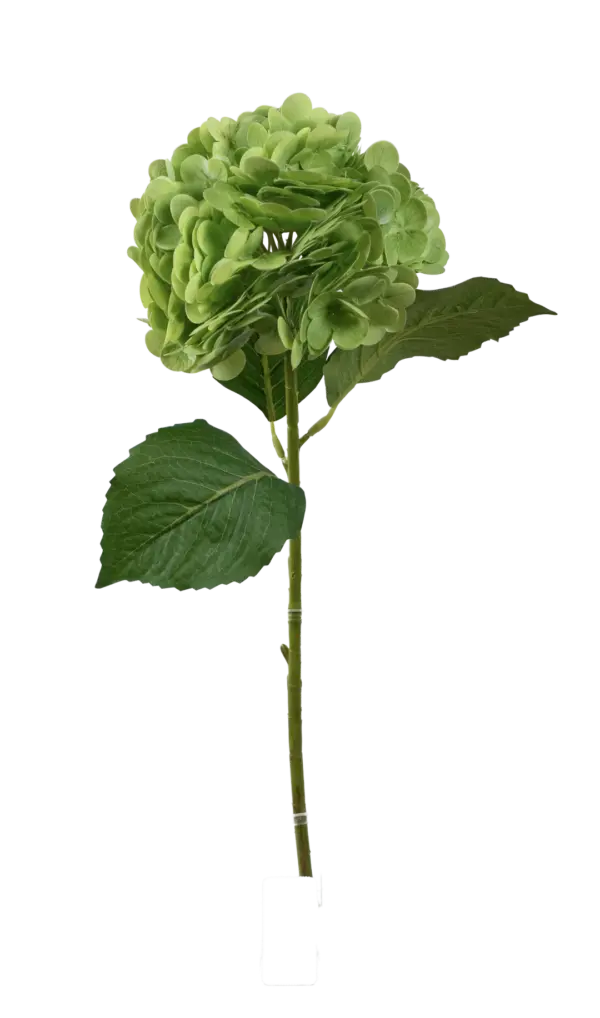 Artificial Hydrangea Flower — Lime Chartreuse | Vyne
