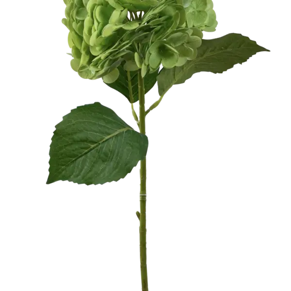 Artificial Hydrangea Flower — Lime Chartreuse | Vyne