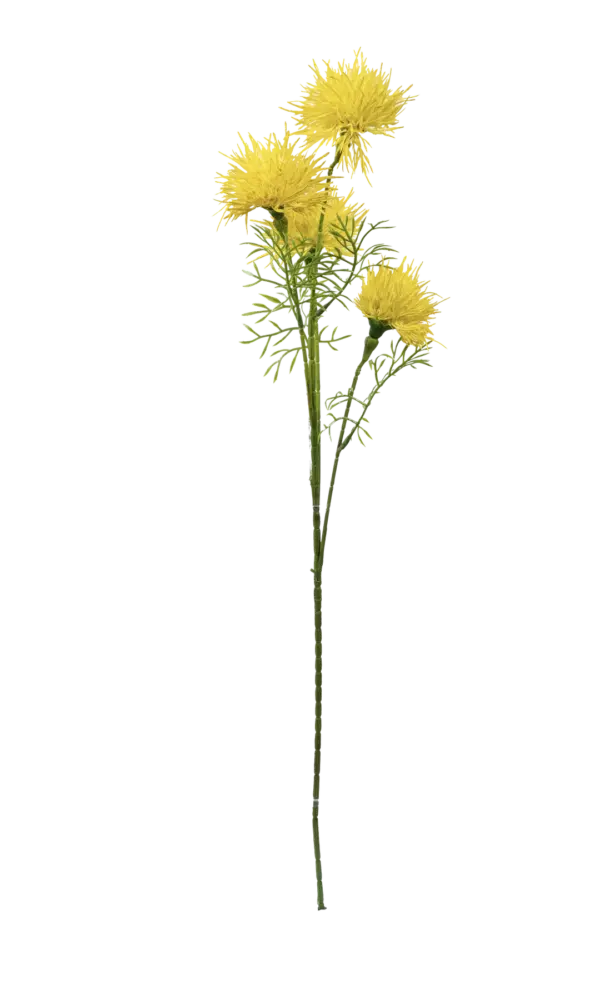 Artificial Echinops Stem — Golden Yellow | Vyne Boutique