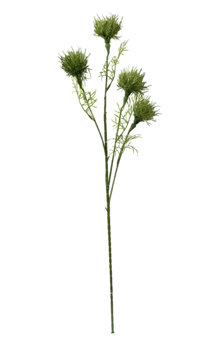Artificial Echinops Stem — Fresh Green | Vyne Boutique