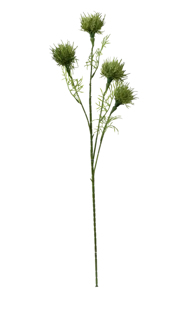 Artificial Echinops Stem — Fresh Green | Vyne Boutique