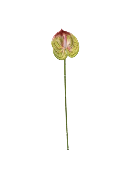 Artificial Lime Anthurium — Chartreuse Bloom | Vyne