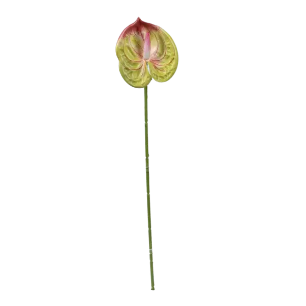 Artificial Lime Anthurium — Chartreuse Bloom | Vyne