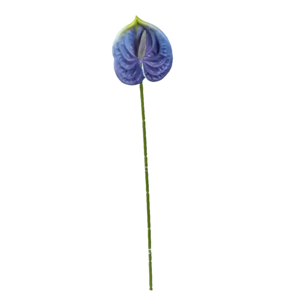 Artificial Purple Anthurium — Amethyst Canopy | Vyne