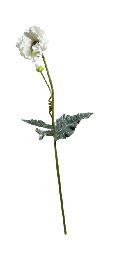 Artificial Iceland Poppy — Porcelain White | Vyne Boutique