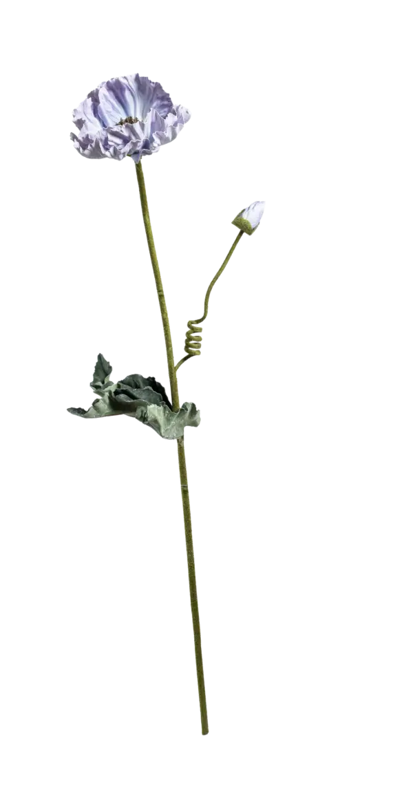 Artificial Iceland Poppy — Lavender Mist Purple | Vyne