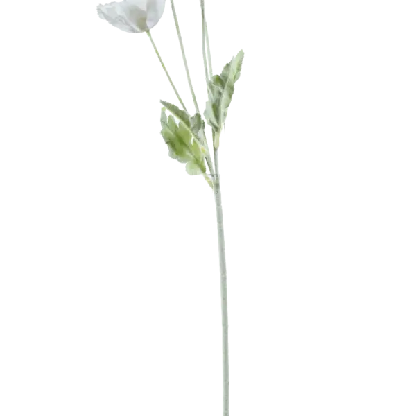 Artificial Poppy Flower — Ivory Veil White | Vyne Boutique