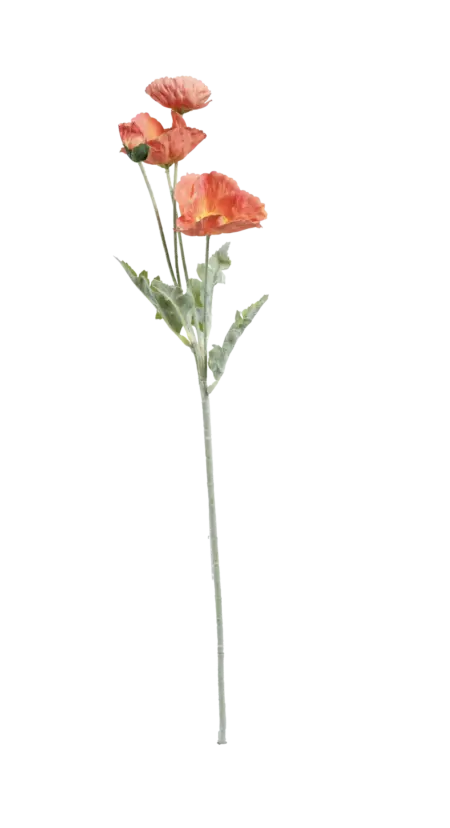 Artificial Poppy Flower — Sunburst Orange | Vyne Boutique