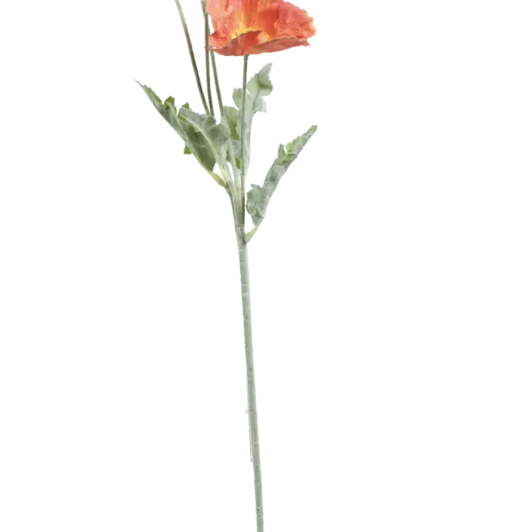 Artificial Poppy Flower — Sunburst Orange | Vyne Boutique