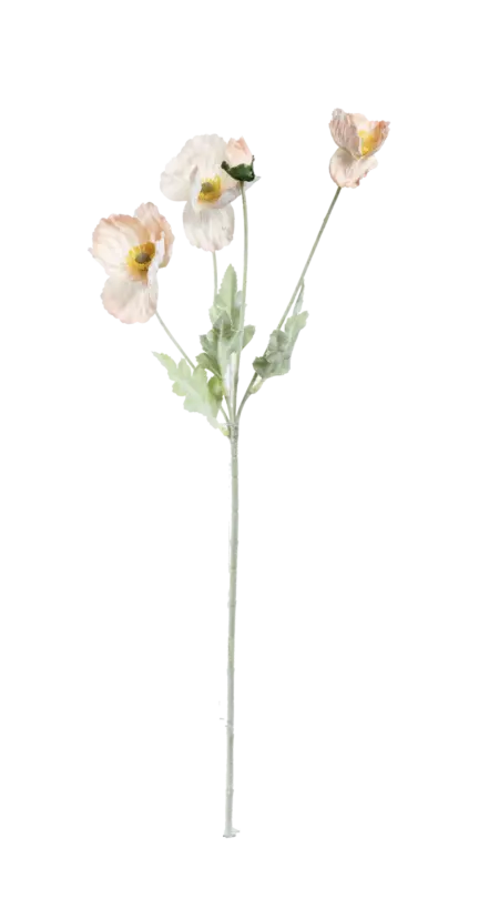 Artificial Poppy Flower — Apricot Haze | Vyne Boutique