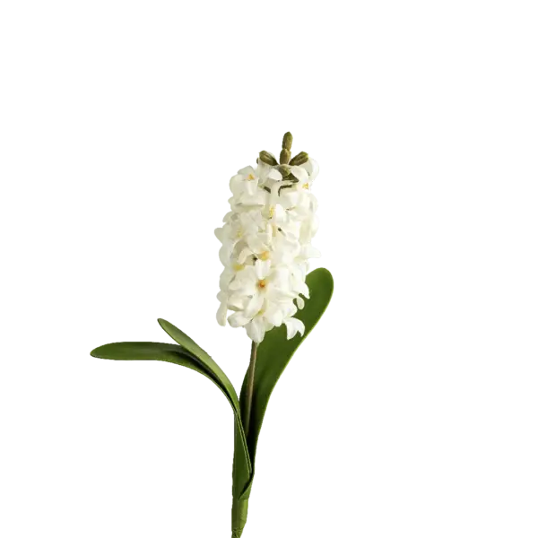 Artificial Hyacinth Flower — Pure White | Vyne Boutique