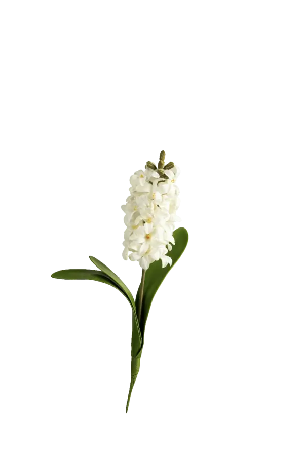 Artificial Hyacinth Flower — Pure White | Vyne Boutique
