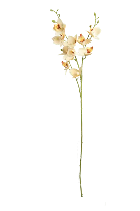 Artificial Orange Orchid — Soft Ember | Vyne Boutique