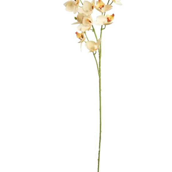 Artificial Orange Orchid — Soft Ember | Vyne Boutique