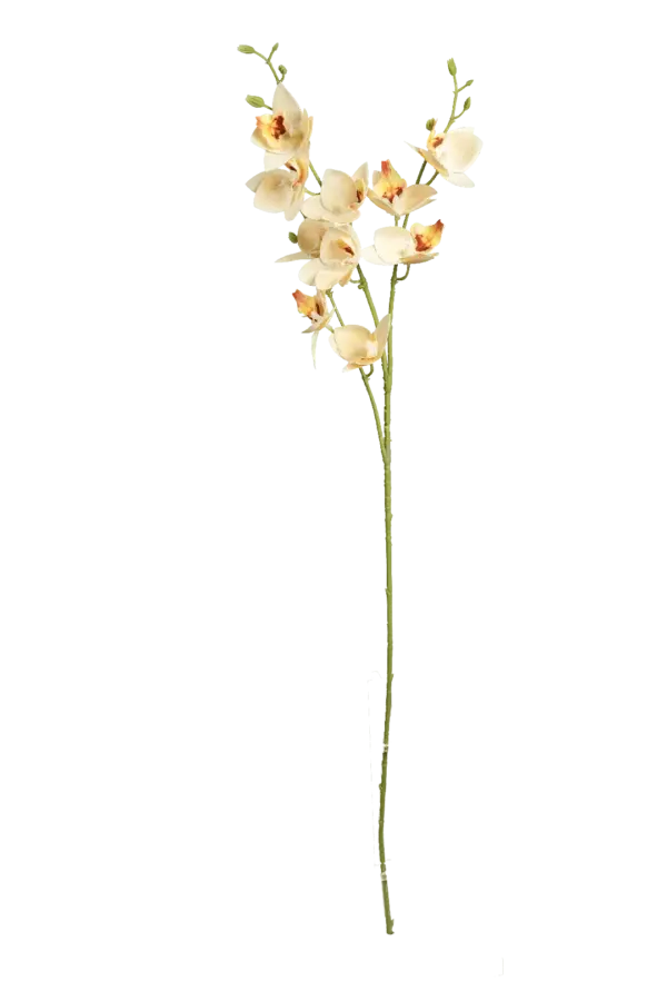 Artificial Orange Orchid — Soft Ember | Vyne Boutique