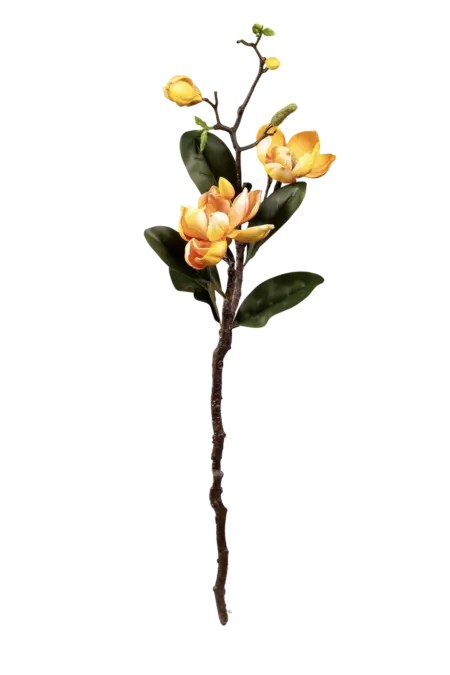 Artificial Magnolia Flower — Golden Apricot | Vyne Boutique