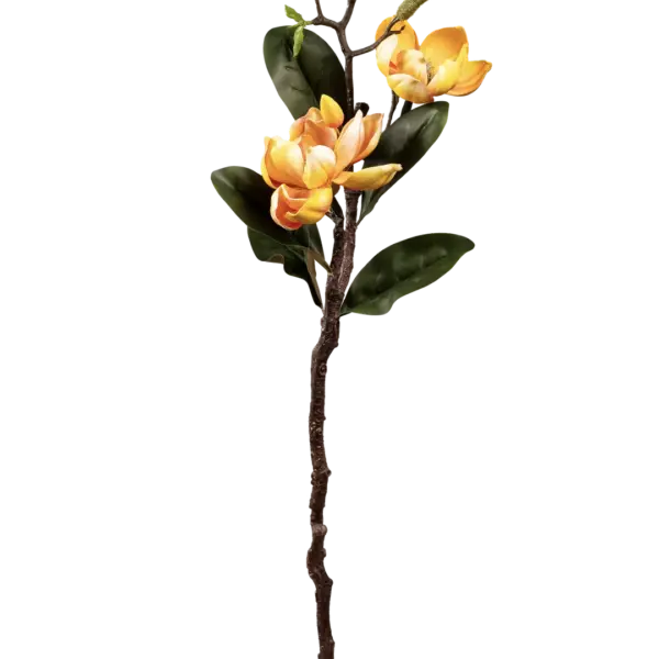 Artificial Magnolia Flower — Golden Apricot | Vyne Boutique