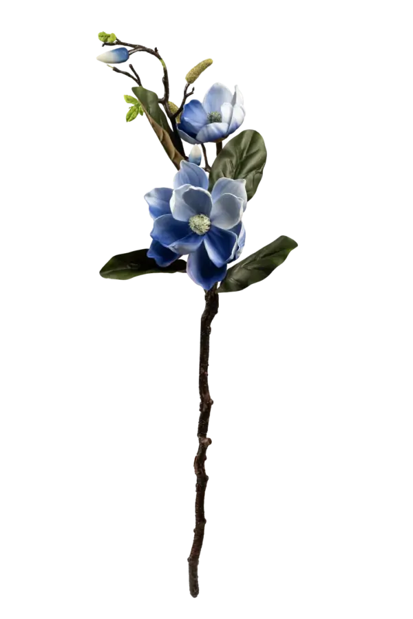 Artificial Magnolia Flower — Powder Blue | Vyne Boutique