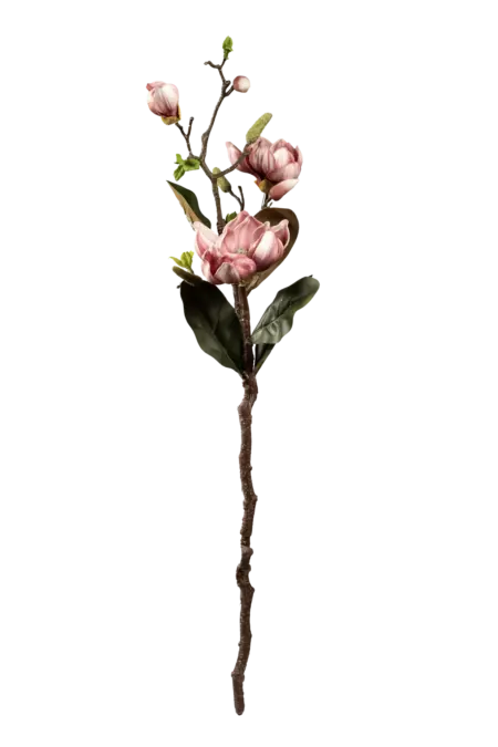 Artificial Magnolia Flower — Dusty Mauve Purple | Vyne