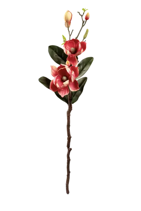 Artificial Magnolia Flower — Coral Fuchsia Pink | Vyne Boutique