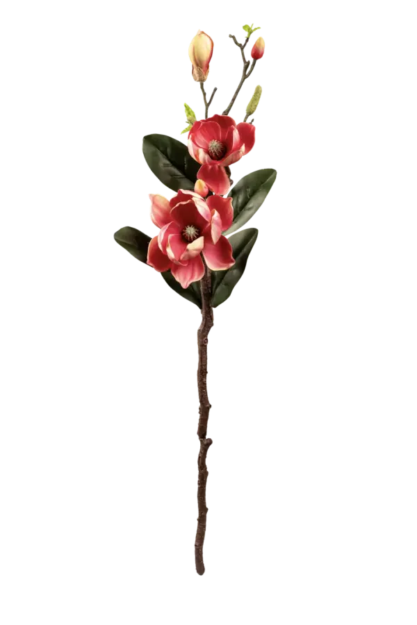 Artificial Magnolia Flower — Coral Fuchsia Pink | Vyne Boutique