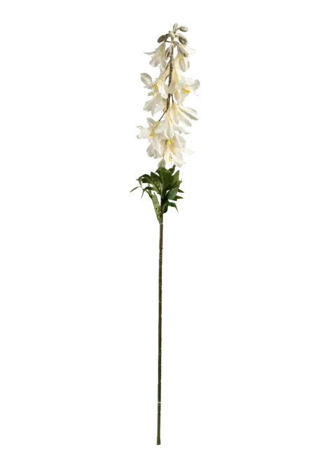 Artificial Delphinium Flower — Soft White | Vyne Boutique