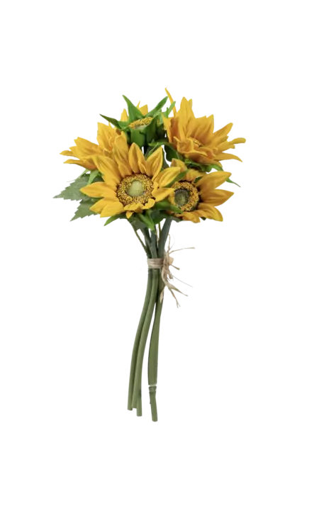 Artificial Sunflower Stem — Golden Yellow | Vyne Boutique
