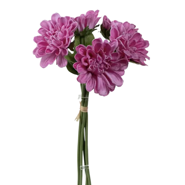 Artificial Dahlia Flower — Soft Peony Pink Bundle | Vyne