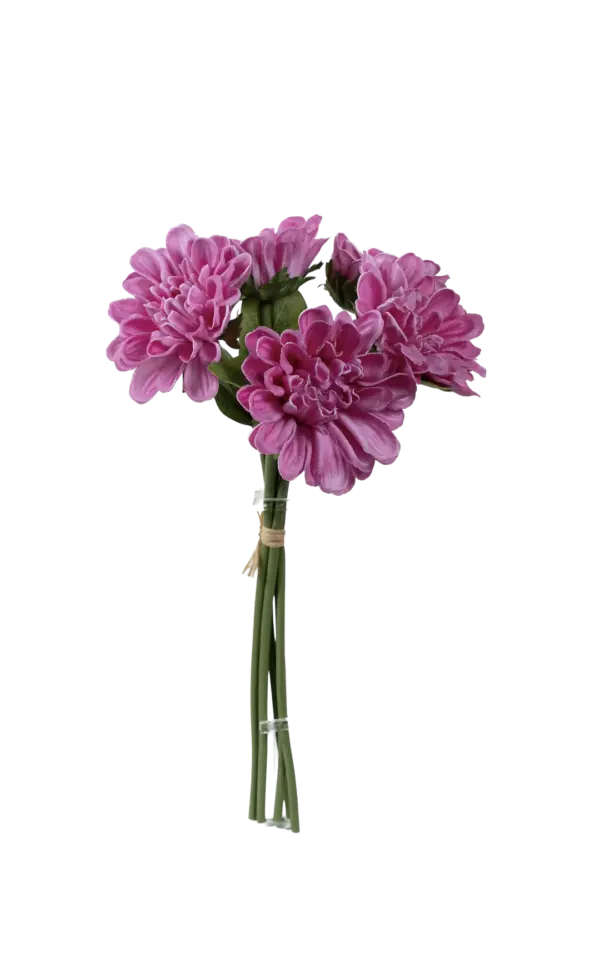 Artificial Dahlia Flower — Soft Peony Pink Bundle | Vyne